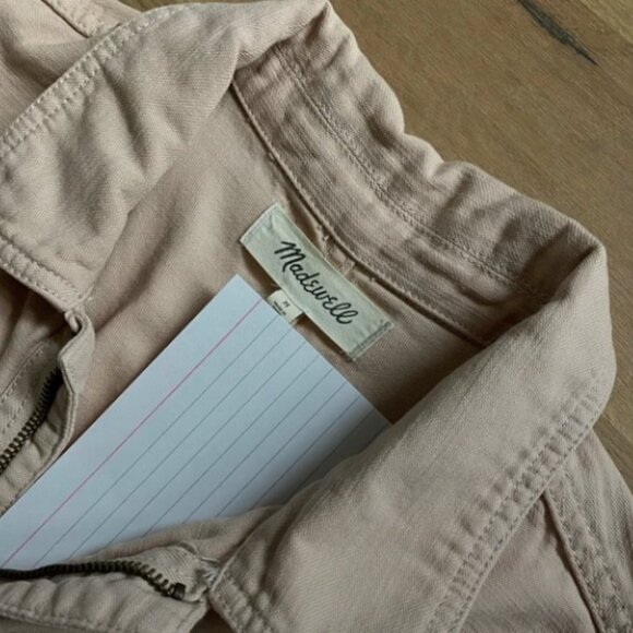 Madewell Zip Front Blush Coverall - Picture 8 of 8